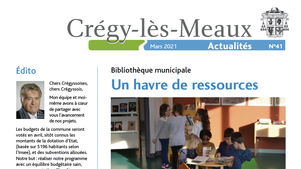 Vous voulez consulter le journal de Crégy-lès-Meaux ?