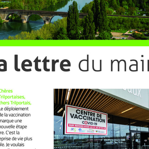 La lettre du Maire -Juin 2021
