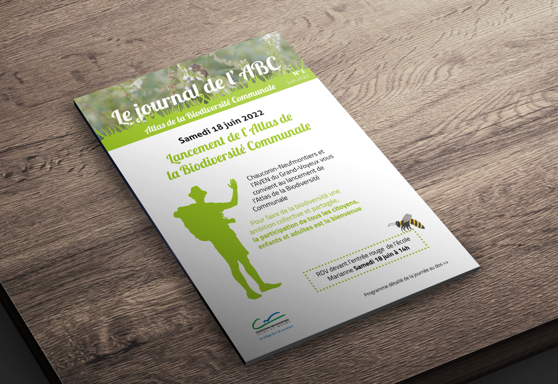 Numéro 1 du journal de l’Atlas de la Biodiversité Communale